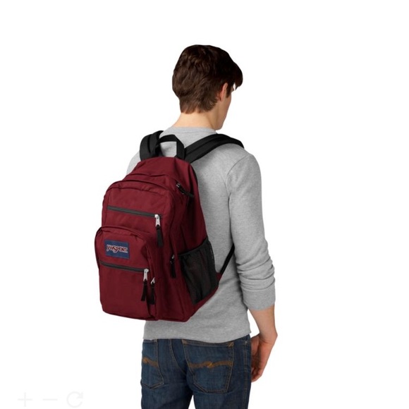 jansport big student backpack viking red